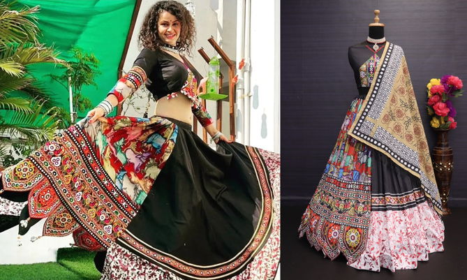 VC 19 Navaratri Cotton Lehenga Choli Catalog